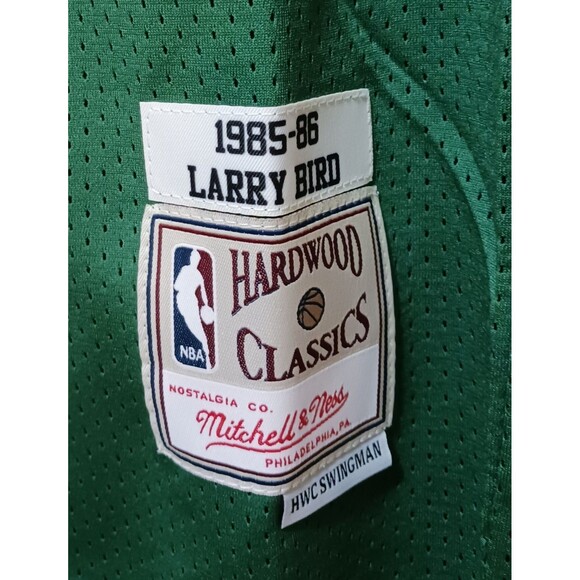 Larry Bird (Mitch/Ness)-(Celtics)-(85-86)-(Jersey)-(Green)-(L)-(New Cond.)-$100 - Picture 11 of 12